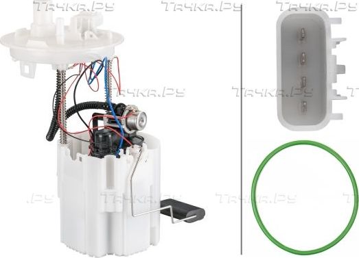 Бензонасос (топливный насос) Hella. Артикул 8TF 358 106-991