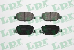 Тормозные колодки LPR задние для Alfa Romeo 159 2005-2011. Артикул 05P855