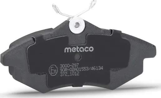 Колодки тормозные передние к-кт (Metaco). Артикул 3000297