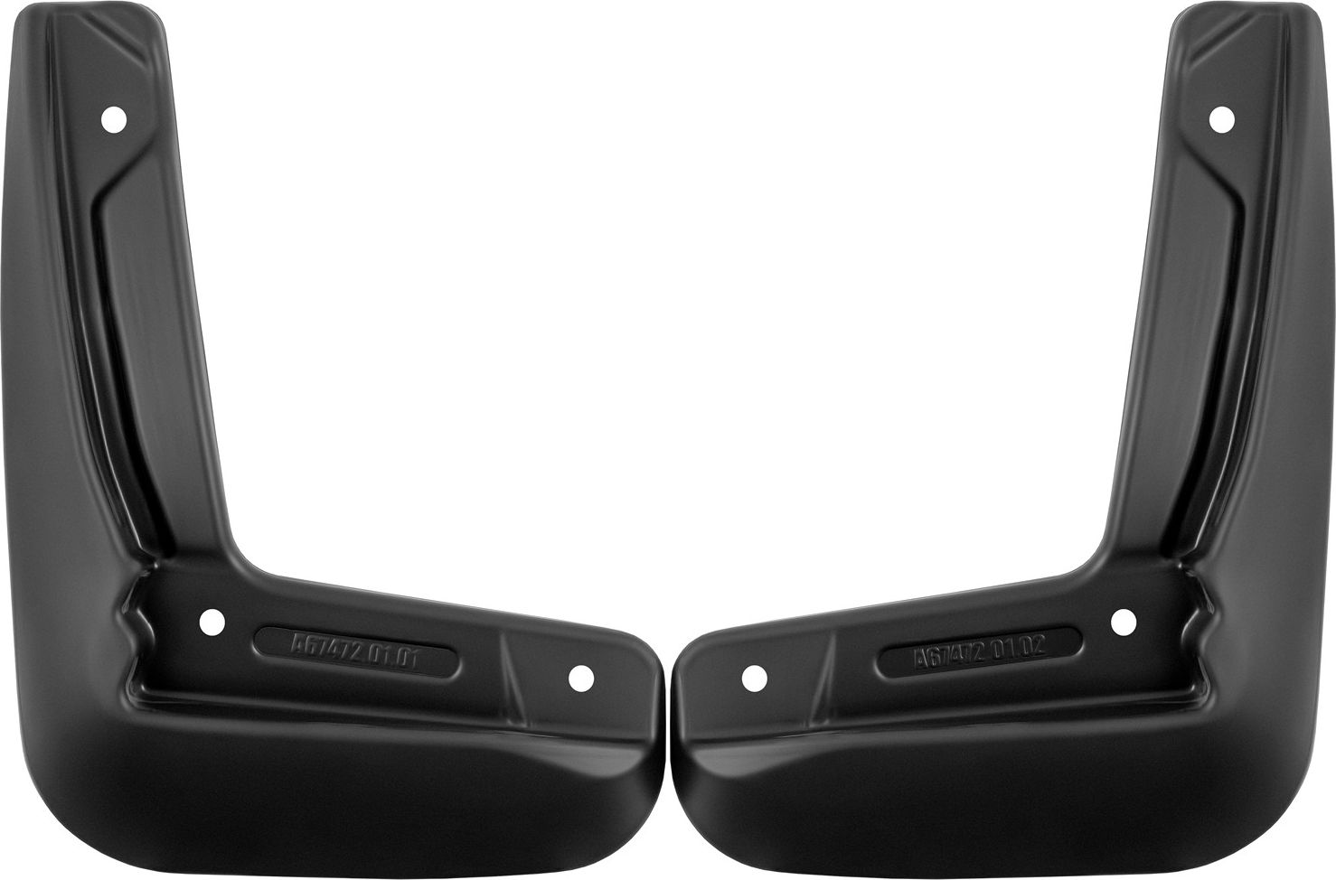 Брызговики REIN Стандарт передняя пара для Changan UNI-V 2022-2026. Артикул REIN.A67473.F1