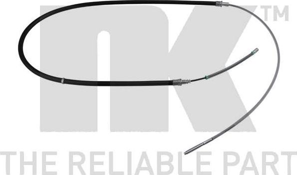 Трос ручника (тросик ручного тормоза) NK. Артикул 904779