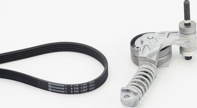 Приводной ремень поликлиновой с роликами (комплект) ContiTech для Opel Cascada 2013-2018. Артикул 5PK1397K1