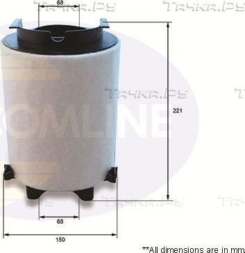 Воздушный фильтр Comline для Skoda Octavia A5 2004-2013. Артикул EAF713