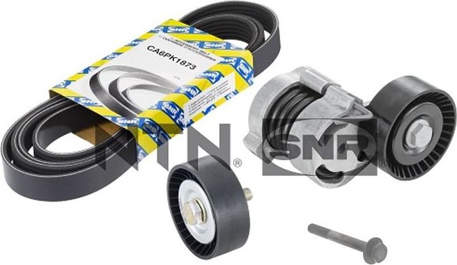 Приводной ремень поликлиновой с роликами (комплект) NTN / SNR. Артикул KA850.01