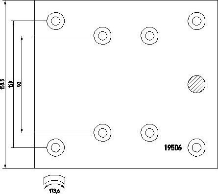 Тормозные накладки Textar для Mercedes-Benz Atego 2 2004-2014. Артикул 1950607