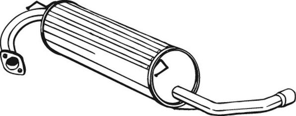 Глушитель Bosal. Артикул 278-839