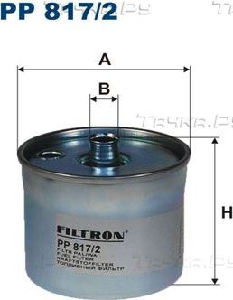 Топливный фильтр Filtron. Артикул PP 817/2