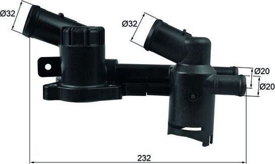 Термостат Mahle Behr для SEAT Toledo IV 2012-2015. Артикул TH 52