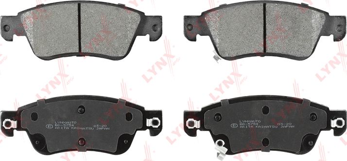 Тормозные колодки LYNXauto. Артикул BD-5754