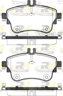 Тормозные колодки RoadHouse передние для Mercedes-Benz B-Класс II (W246) 2011-2018. Артикул 21487.08
