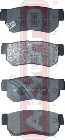 Тормозные колодки Akyoto Packing AKYOTO. Артикул AKD-1272