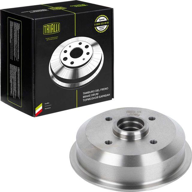 Тормозной барабан Trialli задний для Ford Fusion I 2002-2012. Артикул TF 534505