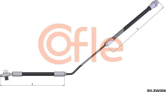 Тормозной шланг Cofle. Артикул 92.BH.BW006