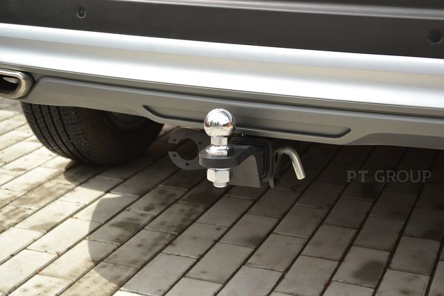 Фаркоп PT Group для Geely Atlas Pro 2021-2023. Американский квадрат. Артикул GEA-21-991122.00