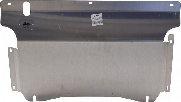 Защита алюминиевая АВС-Дизайн для картера и КПП Alfa Romeo Mito I рестайлинг 2014-2016. Артикул 01.01ABC