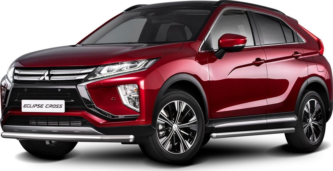 Защита Rival переднего бампера d57 для Mitsubishi Eclipse Cross 2018-2021. Артикул R.4014.002