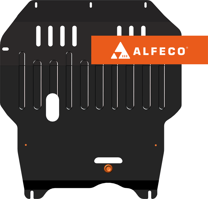 Защита Alfeco для картера и КПП Skoda Octavia Tour MK1 рестайлинг 2000-2011. Артикул ALF.20.05