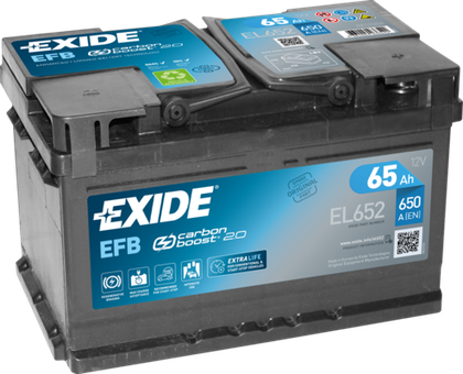 Аккумулятор Exide EFB. Артикул EL652
