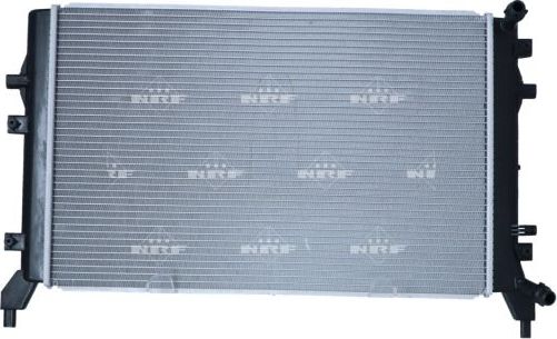 Радиатор охлаждения двигателя NRF (алюминий). Артикул 53884