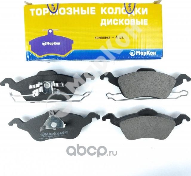 Колодки тормозные дисковые к-т передние Ford Focus I (99-04 г.в.) (Markon). Артикул 12100190
