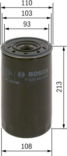 Масляный фильтр Bosch. Артикул F 026 407 049