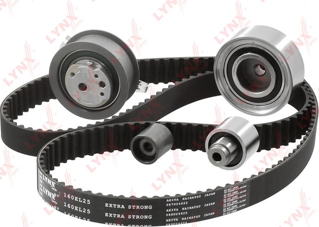 Ремень ГРМ с роликами (комплект) LYNXauto для Audi A4 IV (B8) 2007-2015. Артикул PK-1311