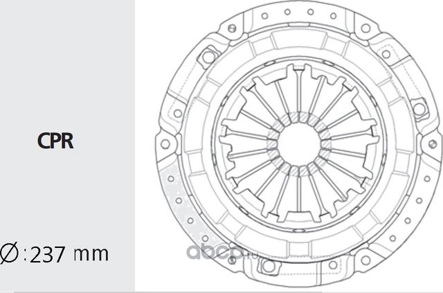 Корзина сцепления (Valeo). Артикул DWC46
