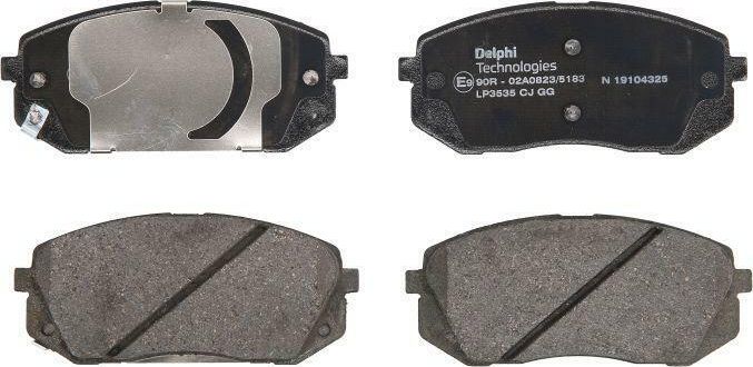 Тормозные колодки Delphi (Low-Metallic). Артикул LP3535