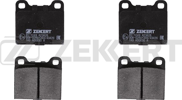 Тормозные колодки Zekkert передние для Mercedes-Benz W123 1976-1985. Артикул BS-1049