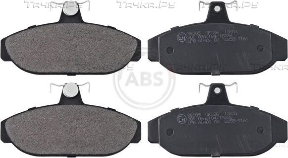 Тормозные колодки ABS. Артикул 36505