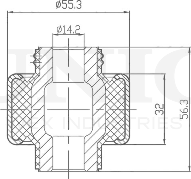 Сайлентблок рычага подвески (Unio). Артикул RMP-20088