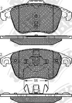 Тормозные колодки NiBK. Артикул PN0398