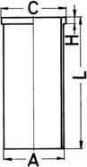 Гильза цилиндра Kolbenschmidt. Артикул 89161190