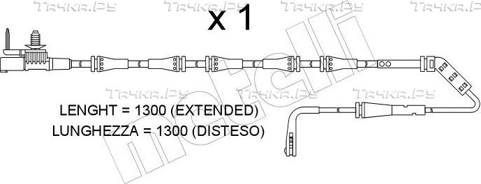 Датчик износа тормозных колодок  Metelli. Артикул SU.400