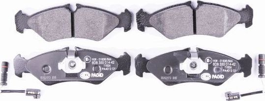 Тормозные колодки Behr-Hella. Артикул 8DB 355 014-421