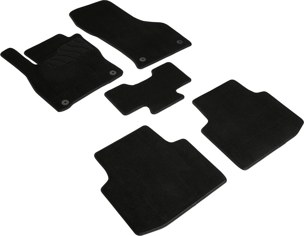 Коврики Seintex ворсовые LUX для салона Skoda Octavia A8 Pro 2020-2026. Артикул 318747