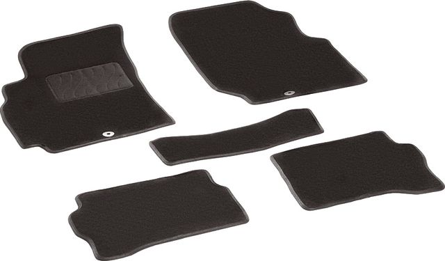 Коврики текстильные Seintex на нескользящей основе для салона Nissan Almera Classic I 2006-2013. Артикул 83302