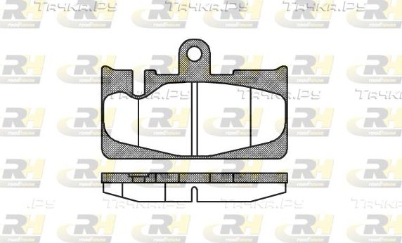 Тормозные колодки RoadHouse задние для Lexus LS III 2000-2006. Артикул 2889.00