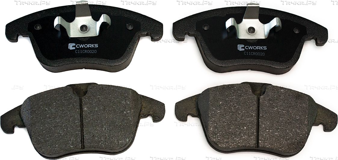 Тормозные колодки Cworks передние для Volvo V70 II 2001-2008. Артикул C11CR0020