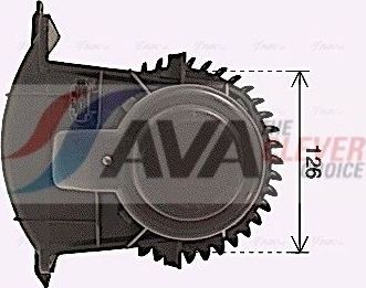 Вентилятор, мотор печки (отопителя) салона AVA. Артикул VN8411