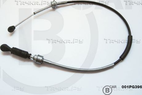 Трос переключения передач КПП B CAR для Peugeot 406 I 1996-2004. Артикул 001PG396
