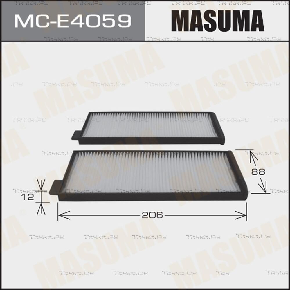 Салонный фильтр Masuma. Артикул MC-E4059