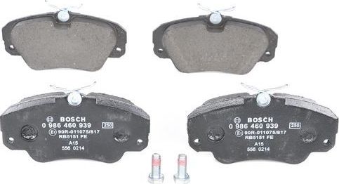Тормозные колодки Bosch. Артикул 0 986 460 939