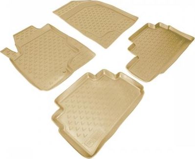 Коврики Норпласт для салона Lexus RX 2003-2008. БЕЖЕВЫЕ. Артикул NPL-Po-47-70Beige