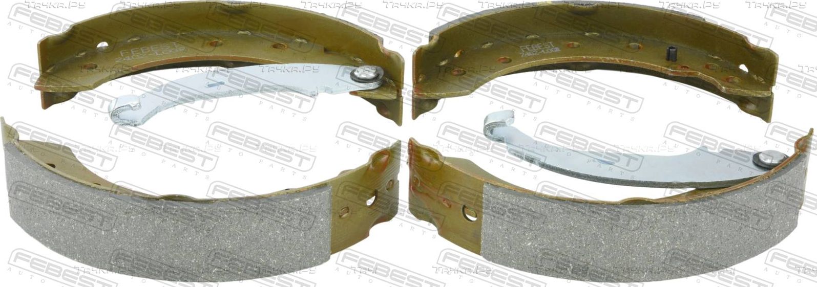 Тормозные колодки Febest задние для Peugeot 106 I 1991-2004. Артикул 2402-LOGR