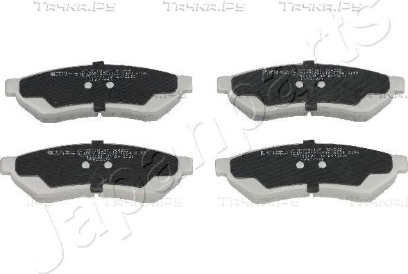 Тормозные колодки Japanparts задние для Daewoo Evanda 2002-2005. Артикул PP-W01AF