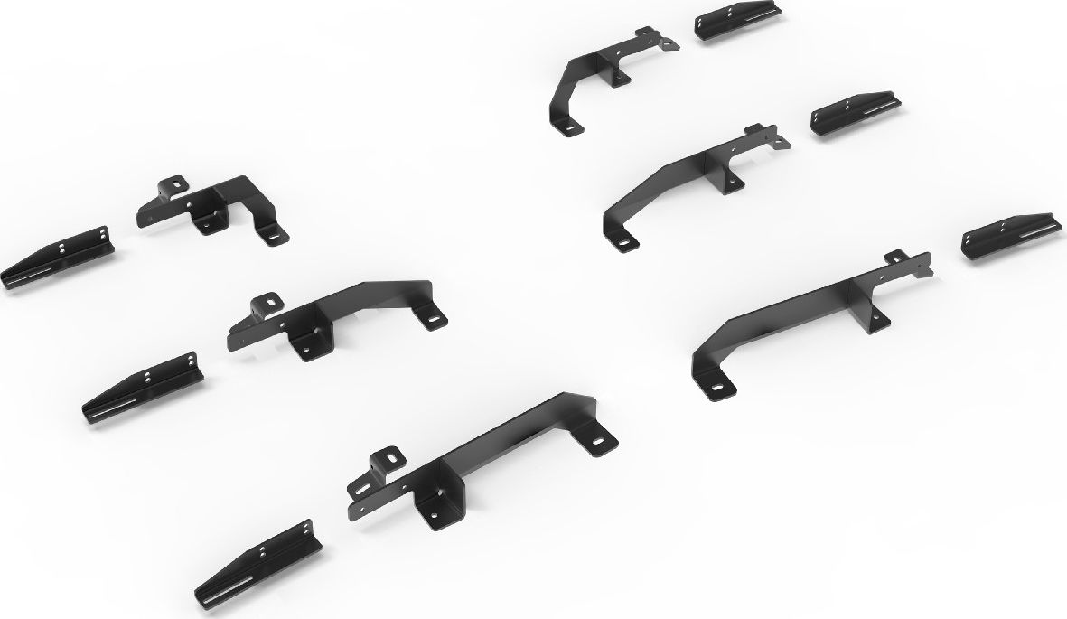 Комплект крепежа к порогам Rival для Jetour X70 Plus 2023-2026. Артикул 9.0910.1