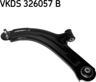 Поперечный рычаг передней подвески SKF левый нижний для Renault Modus I 2004-2012. Артикул VKDS 326057 B