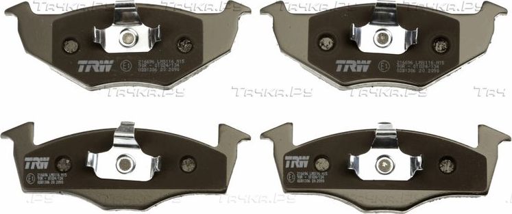 Тормозные колодки TRW COTEC передние для SEAT Cordoba I 1993-2002. Артикул GDB1306