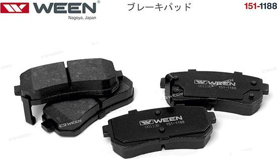 Тормозные колодки WEEN. Артикул 151-1188